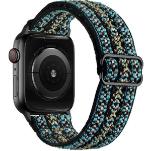 Apple Watch Uyumlu Saat Bandı ( 38-40-41 Mm)Ayarlanabilir Elastik Solo Döngü Kordon