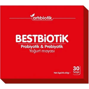 Doğadan Bizim Artıbiotik Bestbiotik Probiotik Prebiotik Yoğurt Mayası 30'lu Paket