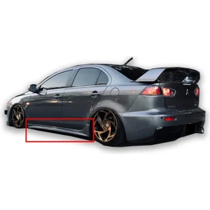 Mitsubishi Lancer 2009 Sonrası Evo 10 Yan Marşpiyel Seti (Plastik)