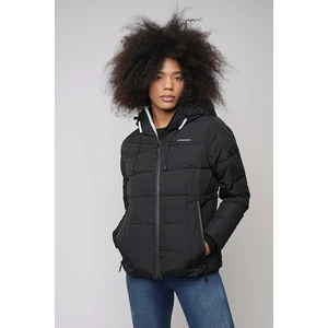 2W W-SN31 Apreski Coat 2pr Kisa Kaban (Siyah-Kırmızı)