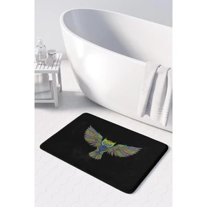 Sevimli Tasarımlı Mikrofiber Banyo Paspası, Kaymaz Taban, Makinede Yıkanabilir (50X80)