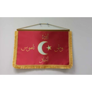 Ötüken Giyim Ittihat Sancağı Baskılı Portre Bayrak