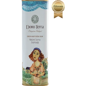 Dono Terra Filtresiz Zeytinyağı - Filtresiz Trilye Erken Hasat Soğuk Sıkım Natürel Sızma Zeytinyağı 2 Litre
