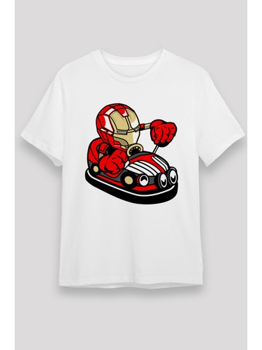 Iron man shop t shirt beyaz