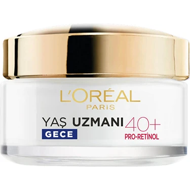 L'Oréal Paris Yaş Uzmanı 40+  Karşıtı Sıkılaştırıcı Gece Kremi  50