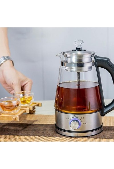 Xhltd 1l Elektrikli Su Isıtıcısı Kahve Çay Makinesi Siyah Pu 'er Cam Çay Makinesi Otomatik Buhar Sprey Çaydanlıklar Su Isıtıcılar Sağlık | Elektrikli Su Isıtıcılar (Yurt Dışından)