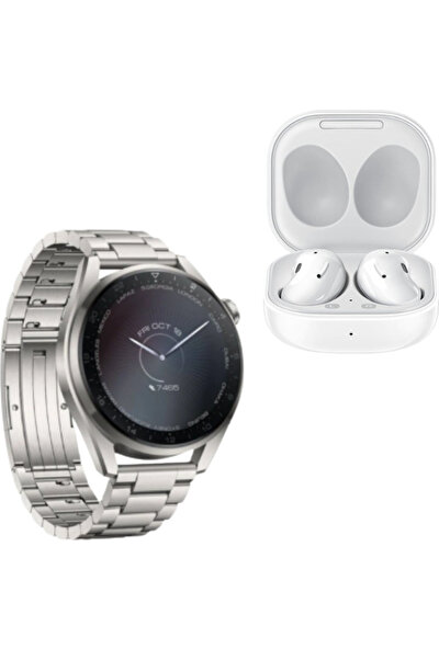 Madepazar Bcd-09 Akıllı Saat Gümüş Kordon Buds Live Bluetooth Kulaklık