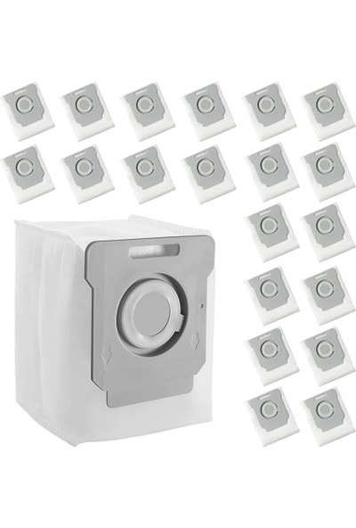 Gorgeous 20 Adet Vakum Yedek Torbalar Kir Imha Torbaları Irobot Roomba I4+ I6+I7+ J7 S9+ S9+ Temiz Taban (Yurt Dışından)