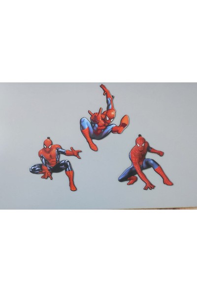 Dorahome Dekoratif Ahşap Spiderman Duvar Dekoru