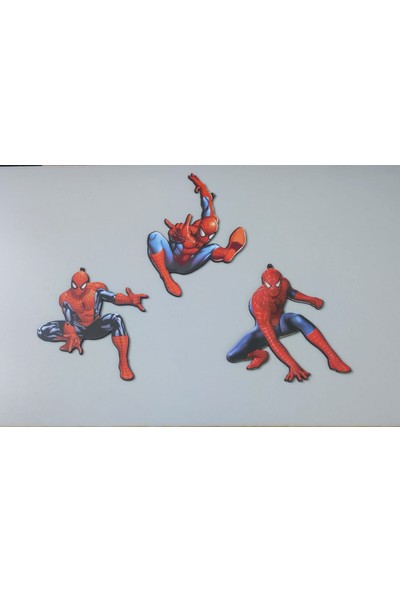 Dorahome Dekoratif Ahşap Spiderman Duvar Dekoru