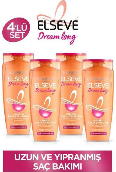 4'lü Elseve Dream Long Şampuan Seti