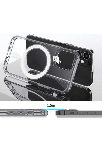 Madepazar Premium Set Apple iPhone 13 Mini Magsafe Uyumlu Kılıf Şarj Aleti Battery Pack ve Manyetik Kablosuz Araba Şarj Cihazı