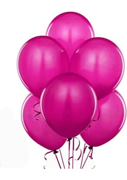 Fuşya Pastel Renk Balon 10 Lu