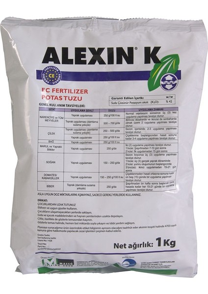 Alexin-K(Potas Tuzu)-1kg