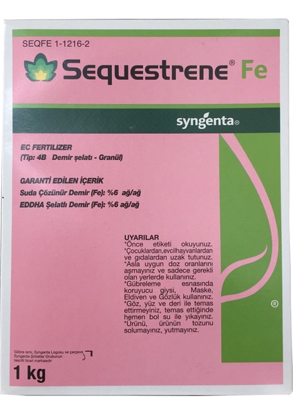 Sequestrene (Eddha Şelatlı Toz Demir)-5 kg