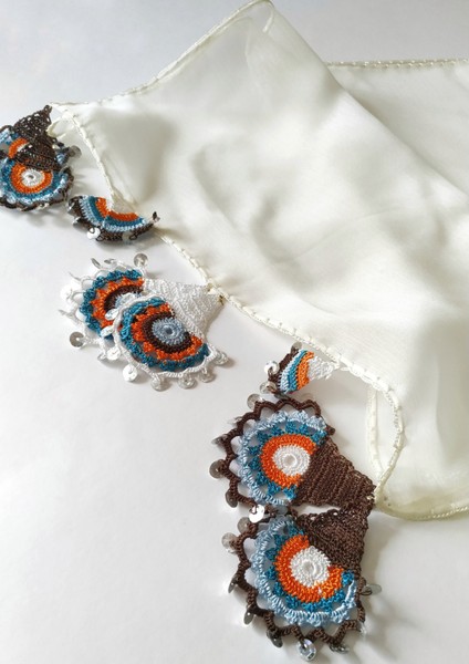 Oyalı Şifon Fular modelleri