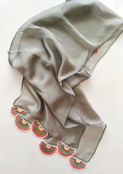 Oyalı Şifon Fular modelleri