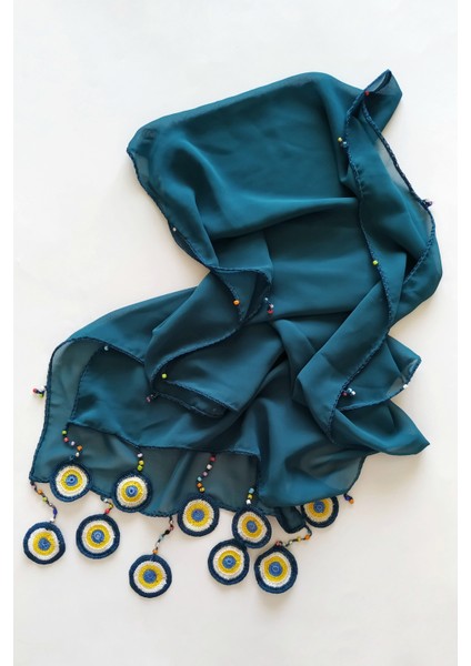 Oyalı Şifon Fular modelleri