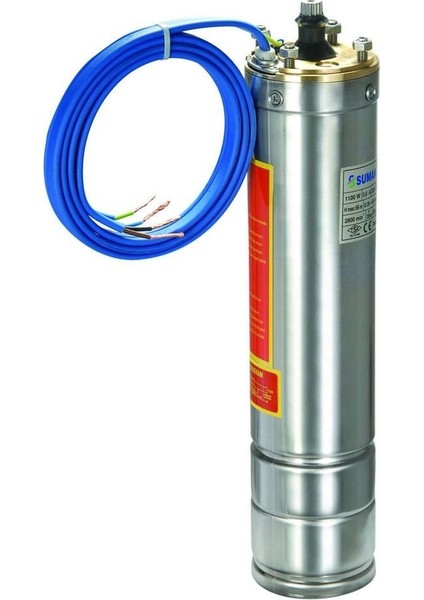 4SM10 4 Inch Dalgıç Pompa Motoru Monofaze (220V) 1hp