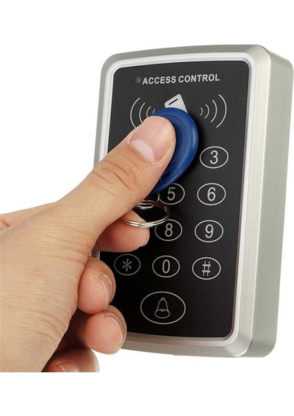 x Rfid Şifreli Elektronik Kapı Kilidi Kartlı Geçiş Kontrol Sistemi-5 Adet