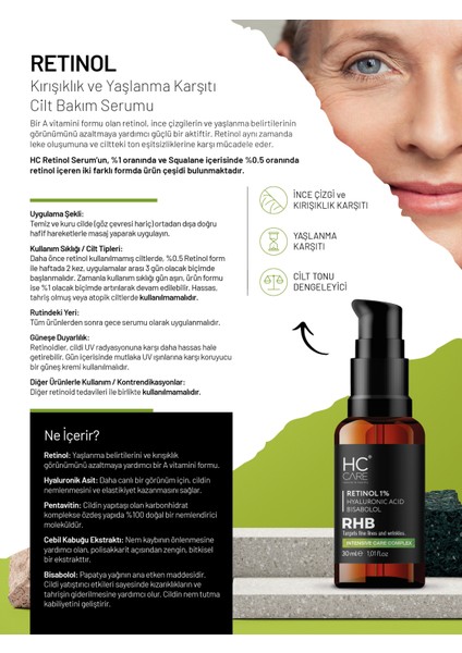 Retinol %0.5 In Squalane Serum, ve - 30 ml
