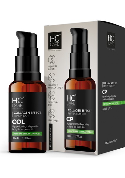 Collagen Effect Bitkisel Serum, Sıkılaştırıcı, - 30 ml