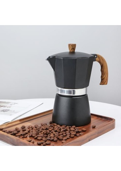 150 ml Kahve Pot Kahve Makinesi Percolator Soba Top Pot Sekizgen Alüminyum Pot Çalışma Kahve Mutfak Aletleri Stopetop Kahve Makinesi | Kahve Tencereler (Yurt Dışından) fiyatları