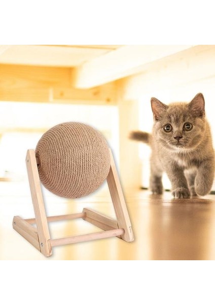 Pet Malzemeleri Aşınmaya Dayanıklı Kedi Tırmalamak Tahtası, Masif Ahşap Taşlama Pençe Profesyonel Cihaz, Dikey Kedi Oyuncak, Sisal Kedi Tırmalamak Topu (Yurt Dışından) fırsatları