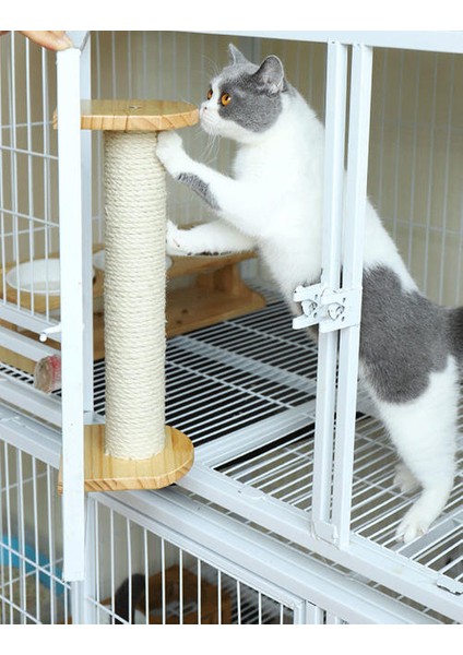 Kedi Tırmalamak Kurulu Pençe Değirmeni Aşınmaya Dayanıklı Sisal Halat Dokuma Tırmalamak Ayağı Katı Ahşap Çok Fonksiyonlu Tırmanma Çerçeve Pet Kedi Malzemeleri (Yurt Dışından) modelleri