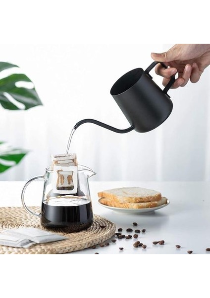 Su Isıtıcısı Boynu Gooseneck Spout Kahve Çaydanlık Asılı Kulak El Künt Uzun Dar Damla Kupası Kahve Makinesi Carafe | Kahve Tencereler (Yurt Dışından)