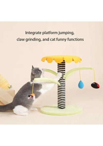 Kedi Scratcher Tırmanma Ağacı Oyuncak Kedi Kazı Tırlanma Mobilya Sisal Scratcher Post Bahçe Asılı Topu Kedi Scratcher Kitten Oyuncak | Mobilya ve çizikler (Yurt Dışından) fırsatları