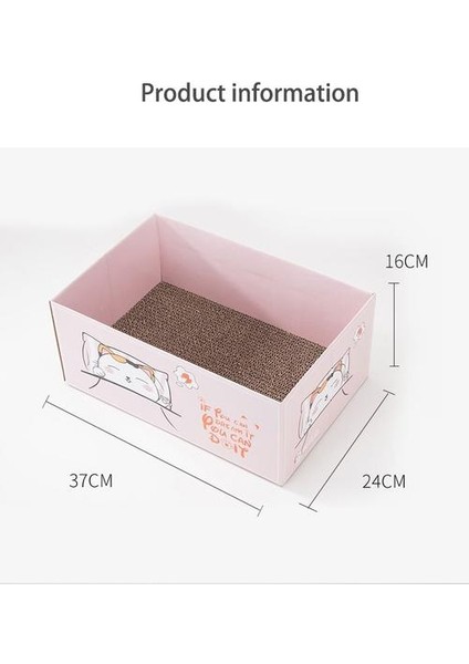 Kedi Scratcher Kedi Taşlama Pençe Oyuncak Kedi Scratcher Oluklu Kutusu Kedi Scratcher Kedi Çöp Kedi Kanepe Kedi Evi Komik Kedi Oyuncak | Mobilya ve çizikler (Yurt Dışından) fırsatları