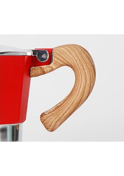 Alüminyum Italyan Moka Espresso Kahve Makinesi Filtresi Soba Pot 3 Bardak | Kahve Tencereler (Kırmızı) (Yurt Dışından) modelleri