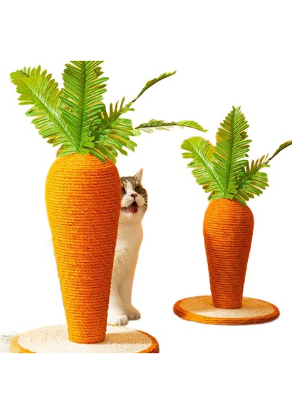 Yeni Sisal Kedi Tırmalamak Sütun Turp Şekli Pet Malzemeleri Kedi Tırmanma Sütun Kedi Oyuncak Taşlama Pençeleri (Yurt Dışından)
