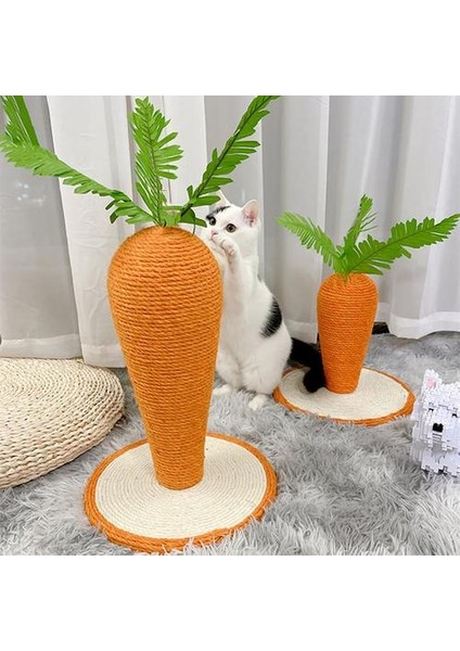 Yeni Sisal Kedi Tırmalamak Sütun Turp Şekli Pet Malzemeleri Kedi Tırmanma Sütun Kedi Oyuncak Taşlama Pençeleri (Yurt Dışından) fiyatları