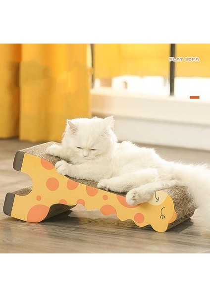 Kedi Scratcher Karton Oval Oluklu Scratch Pad Kedi Kazıma Salonu Yatağı Dayanıklı Geri Dönüşüm Kurulu | Mobilya ve çizikler (Yurt Dışından) fiyatları