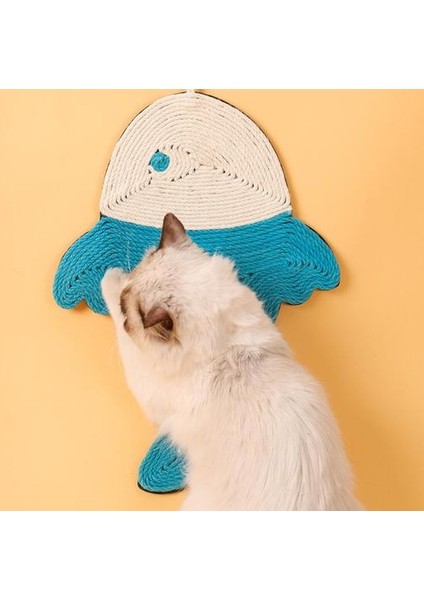 Kedi Tırmalamak Mat Doğal Sisal Keçe Dayanıklı Kedi Scratcher Kaktüs Şeklindeki Sisal Tırmalamak Pedi | Mobilya ve çizikler (Yurt Dışından) modelleri