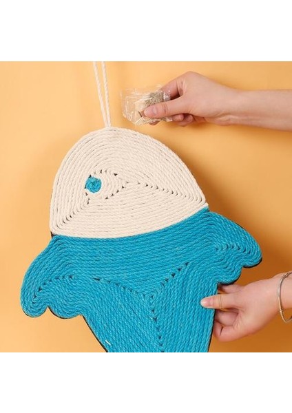 Kedi Tırmalamak Mat Doğal Sisal Keçe Dayanıklı Kedi Scratcher Kaktüs Şeklindeki Sisal Tırmalamak Pedi | Mobilya ve çizikler (Yurt Dışından) fırsatları