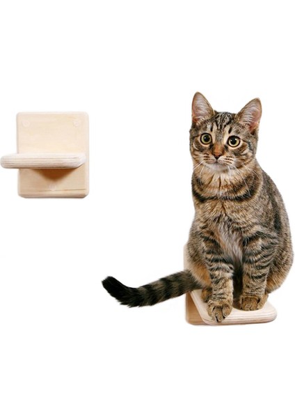 1 Adet Kedi Scratcher Merdiven Duvar Montaj Tırmanma Raf Pet Kedi Yaratıcı Kitten Oyuncaklar | Mobilya ve çizikler (Yurt Dışından)