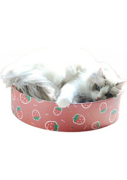 Scratch Board Litter Pad Oluklu Kağıt Kedi Çöp Pot Kedi Kitty Oyuncak (Yurt Dışından)