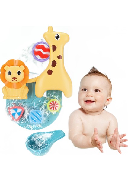 Bebek Banyo Oyuncakları Çocuklar Için 2 Ila 4 Yaşında Su Duş Oyuncakları Bebe Için 0 12 Ay Zürafa Oyuncaklar Çocuklar Için Yüzme Havuzu | Banyo Oyuncak (Yurt Dışından)
