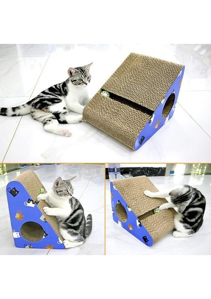 Kedi Scratch Board Pad Taşlama Çivi Interaktif Koruyan Mobilya Kedi Oyuncak Büyük Scratcher Oyuncak Karton Kedi Tüneli Yeni Oyuncak | Mobilya ve çizikler (Yurt Dışından) fiyatları