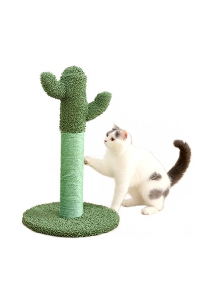 Kaktüs Kedi Tırlanma Gönderi Sisal Halatla Scratcher Tırmanma Ağacı Oyuncak Yavru ve Yetişkin Kediler Için Tırmanma Çerçevesi Evcil Aksesuarları | Mobilya ve çizikler (Yurt Dışından)