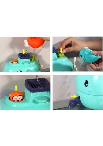 Sevimli Hayvanlar Yüzme Su Bebek Banyo Oyuncakları Musluk Duş Denizaltı Su Oyuncak Waterwheel Dabbling Su Sprey Seti Çocuklar Için L4MC | Banyo Oyuncak (Yurt Dışından) fırsatları