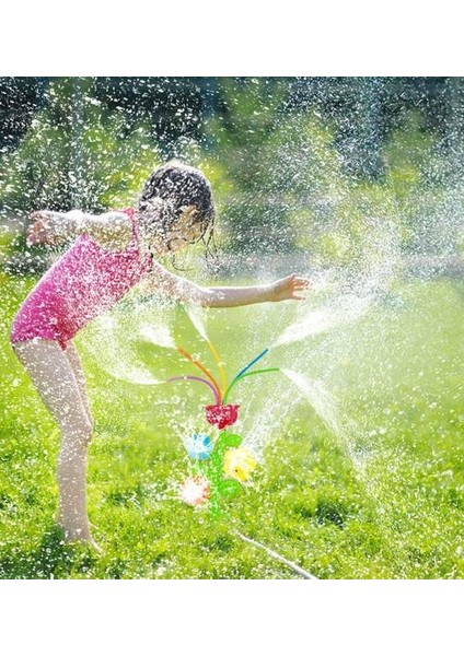 Su Yağmurlama Oyuncakları Çocuklar Için Açık Arka Bahçe Çiçek Iplik Yağmurlama Oyuncaklar Açık Su Sprey Yağmurlama Yaz | Banyo Oyuncak (Yurt Dışından)