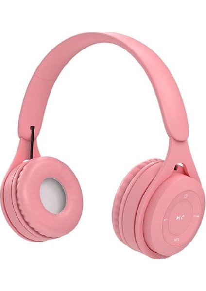 Renkli Bluetooth Kablosuz Kulaklık Hıfı Müzik Oto Eşleştirme Kulaklık Takılabilir Tf Kart Pembe Kulaklıklar | (Yurt Dışından) indirimleri