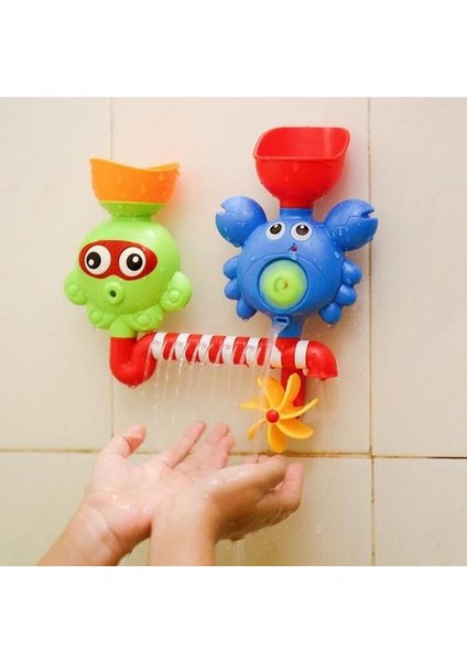 Yengeçler Su Sprey Banyo Oyuncak Çocuk Müzik ve Işıklar Için Banyo Duş Havuzu Küvet Sabun Yüzme Makinesi Açık Çocuk Banyo Oyuncak | Kabarcıklar (Yurt Dışından)