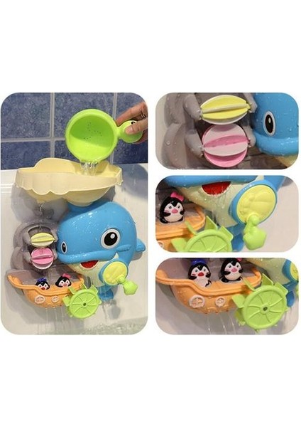 Banyo Oyuncakları Yunus Şelale Istasyonu Küvet Küvet Banyo Zaman Bebek Çocuklar Için Su Oyuncak Hediye Çocuk Bebek Bebek Kız Erkek Çocuk | Banyo Oyuncak (Yurt Dışından) fırsatları