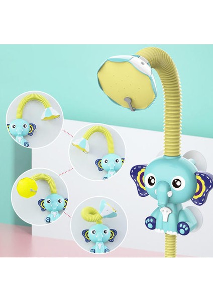 Banyo Oyuncakları Bebek Su Oyunu Fil Modeli Musluk Duş Elektrikli Su Sprey Oyuncak Çocuklar Için Yüzme Banyo Bebek Oyuncakları | Banyo Oyuncak (Yurt Dışından) fırsatları