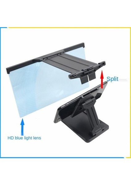 Yaratıcı 2 In 1 Masaüstü Telefon Standı Ekran Büyüteç 12 Inç Hd Bluelight Proof Video lifikatör Projektör Cep Telefonu Için | Telefon Tutucular ve duruş (Yurt Dışından) modelleri